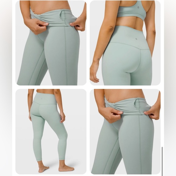 Lululemon Align HR 7/8 Pant 25” - Hazy Jade Size 6 - Picture 3 of 4